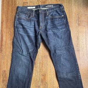Gap SLIM Jeans Dark Blue Size 33x30